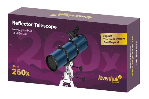 fotografia Teleskop Levenhuk New Skyline PLUS 130/650 SQ2,  2