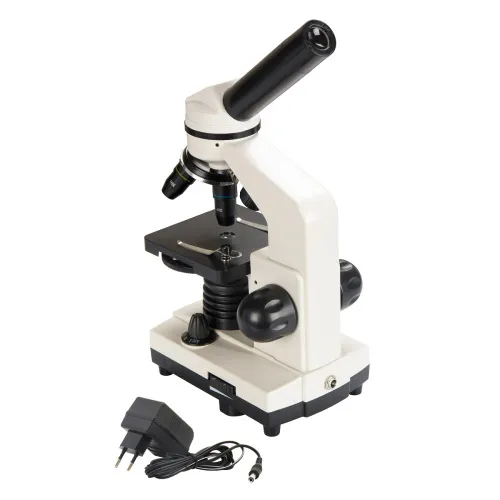 foto Mikroskop Delta Optical BioLight 100 biały z mikrotomem uczniowskim,  4