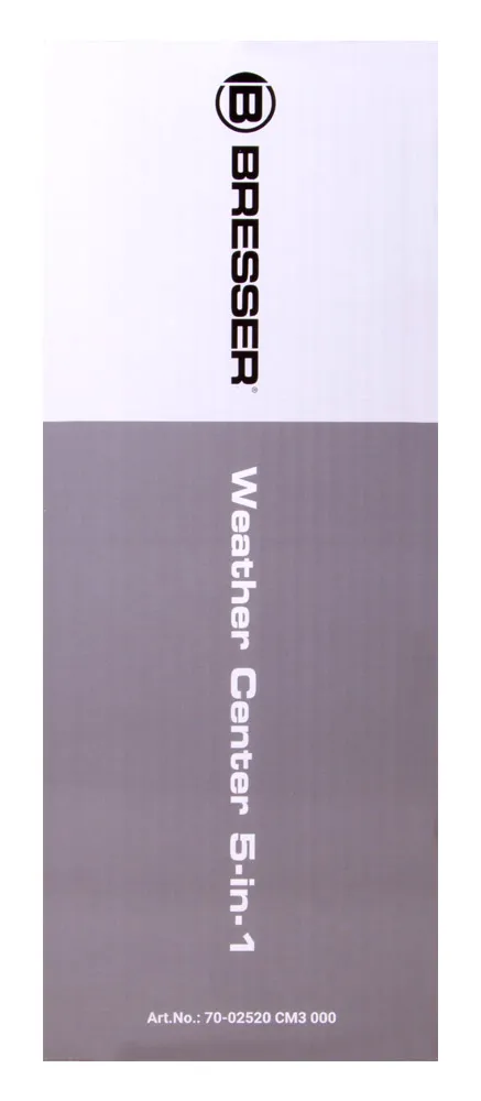 zdjęcie Stacja meteorologiczna Bresser 5-in-1 z kolorowym wyświetlaczem, czarna,  16