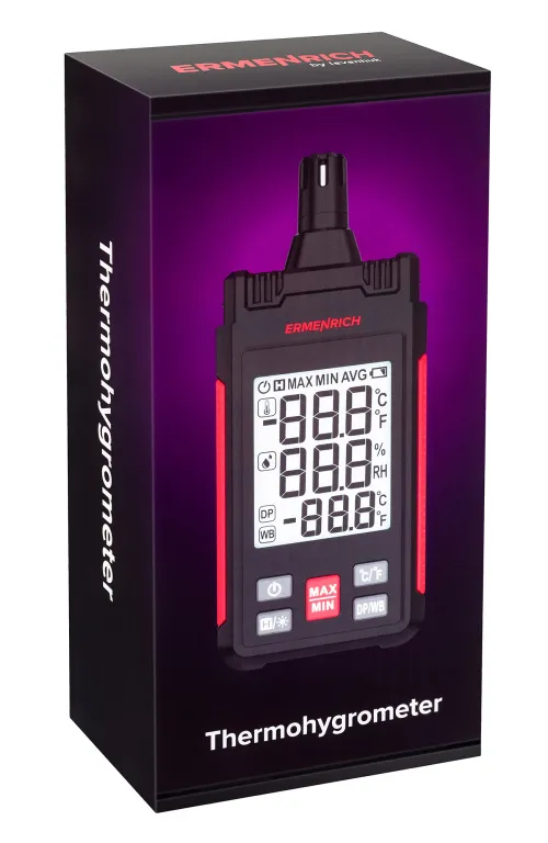 obraz Termohigrometr Ermenrich Wett TU20,  9