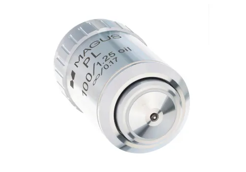 fotografia Obiektyw planarny z korekcją do nieskończoności MAGUS MP100 OIL 100x/1,25 ∞/0,17,  3