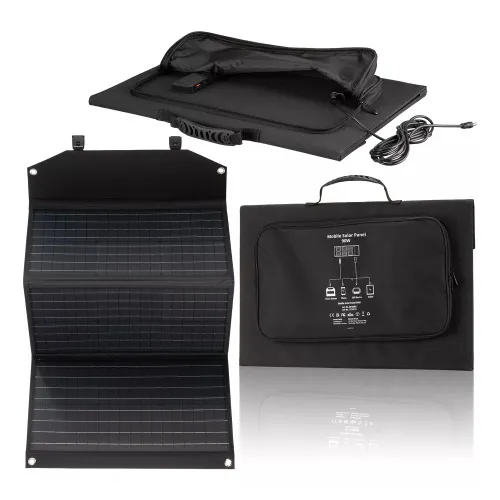 fotografia Przenośna ładowarka słoneczna Bresser 90 W z przyłączem USB,  8