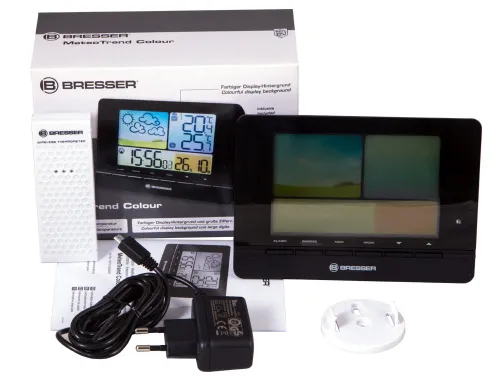 zdjęcie Stacja pogodowa Bresser MeteoTrend Colour RC, czarna,  2