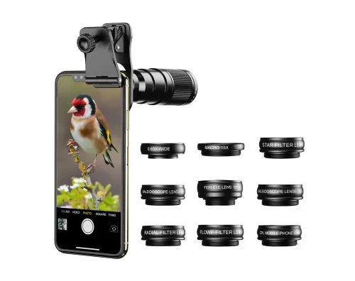 fotografia Zestaw obiektywów do smartfonu Levenhuk Kelvin SLS10,  2