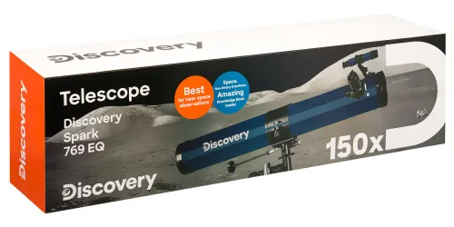 fotografia Teleskop Levenhuk Discovery Spark 769 EQ z książką,  15