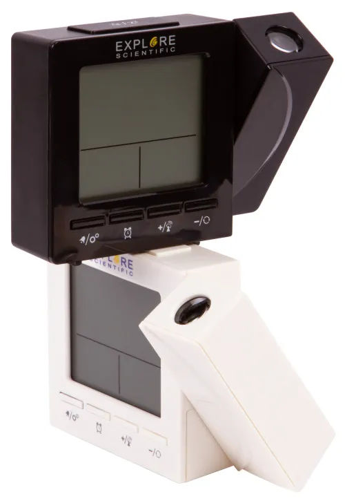 foto Budzik cyfrowy Explore Scientific  RC z projektorem i wskazaniem temperatury w pomieszczeniu, czarny,  3