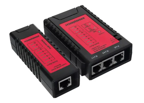 obraz Tester przewodów i PoE Ermenrich NetGeeks NP10,  5