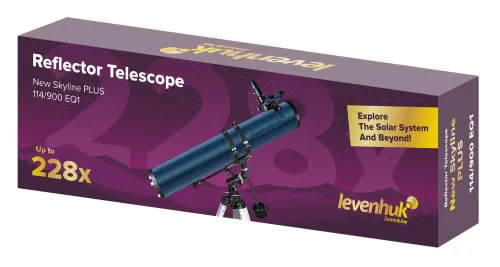 zdjęcie Teleskop Levenhuk New Skyline PLUS 114/900 EQ1,  2