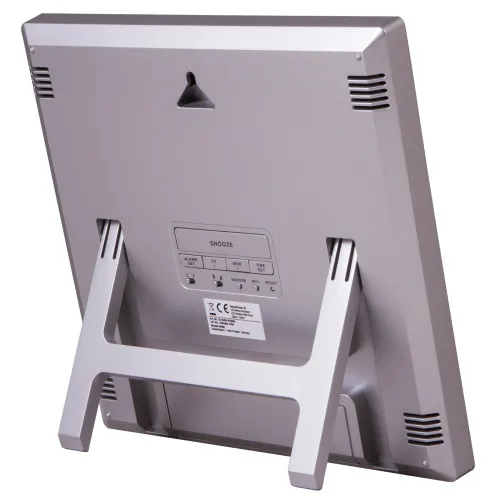 fotografia Stacja meteorologiczna Bresser TemeoTrend JC LCD RC (zegar ścienny), srebrna,  5