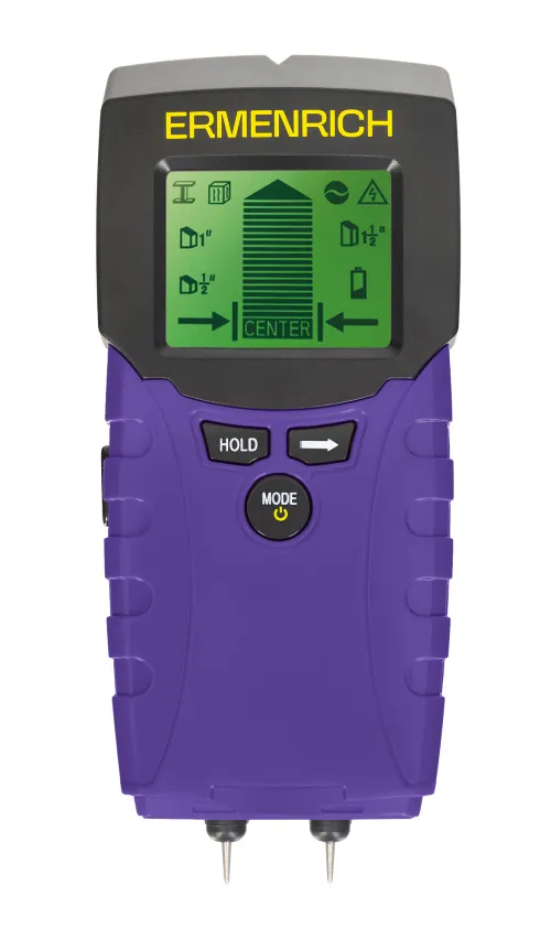 obraz Detektor kołków i wilgoci 2-w-1 Ermenrich Ping TM100,  2