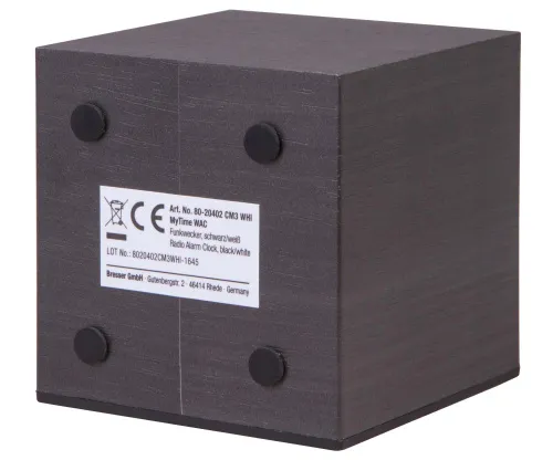 fotografia Budzik stołowy Bresser MyTime WAC, czarny,  8