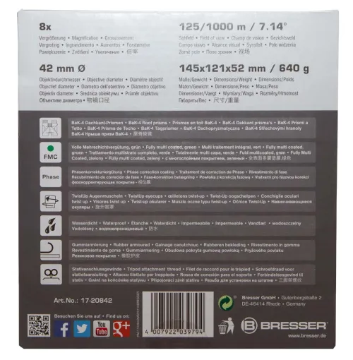 zdjęcie Lornetka Bresser Pirsch 8x42,  13