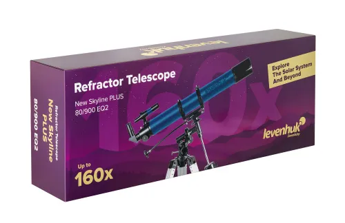 foto Teleskop Levenhuk New Skyline PLUS 80/900 EQ2,  13