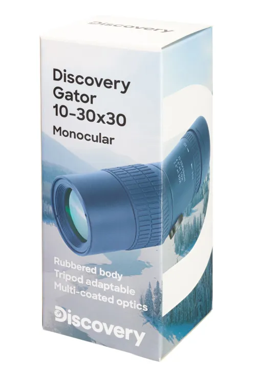 foto Monokular Levenhuk Discovery Gator 10—30x30,  12