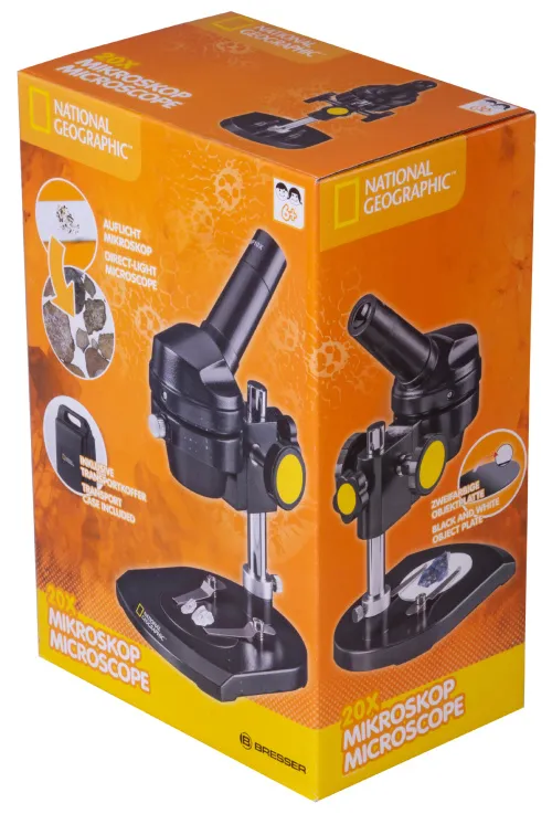 fotografia Mikroskop Bresser National Geographic 20x, monokularowy,  13