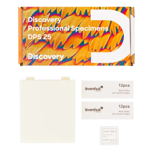 fotografia Zestaw mikropreparatów Levenhuk Discovery Prof DPS 25. „Biologia, ptaki itp.”,  4