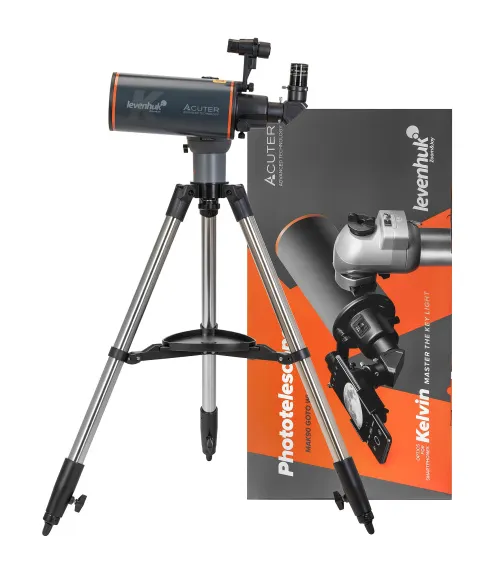 foto Fototeleskop Levenhuk Kelvin MAK90 AZ GOTO Wi-Fi ,  2