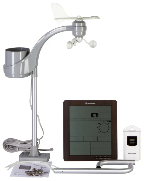 zdjęcie Stacja meteorologiczna Bresser ClimaTemp XXL o wyglądzie drewna,  2