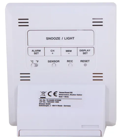 obraz Stacja meteorologiczna Bresser TemeoTrend SQ RC, biała,  5