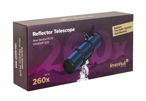obraz Teleskop Levenhuk New Skyline PLUS 130/650P SQ2,  14