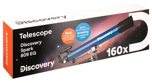 foto Teleskop Levenhuk Discovery Spark 809 EQ z książką,  15