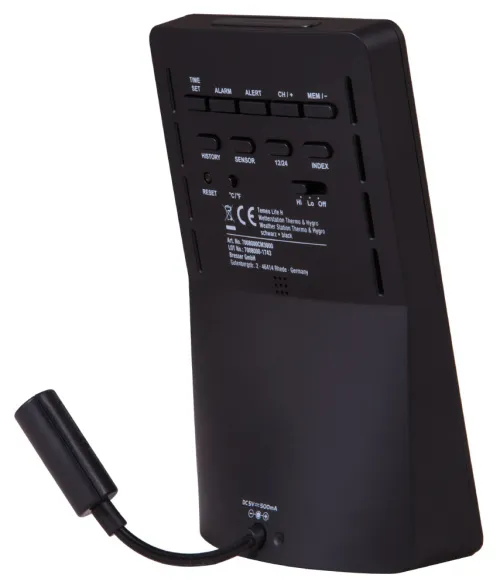 zdjęcie Stacja meteorologiczna Bresser Temeo Life H z kolorowym wyświetlaczem, czarna,  5