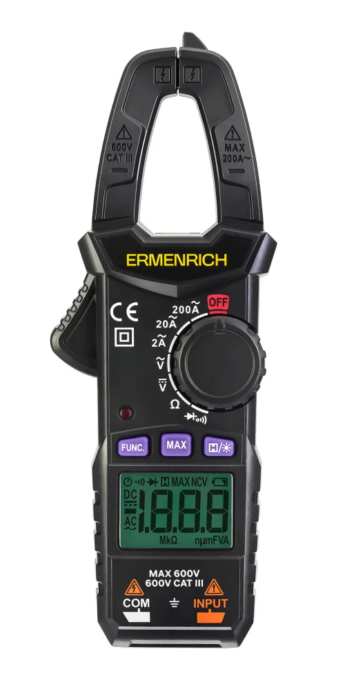 obraz Cyfrowy miernik cęgowy Ermenrich Ping MK10,  2