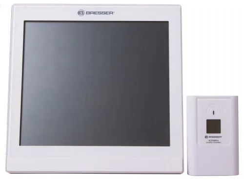 zdjęcie Stacja meteorologiczna Bresser TemeoTrend JC LCD RC (zegar ścienny), biała,  7