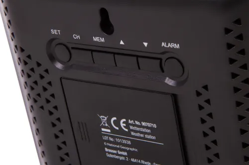 obraz Kolorowa stacja meteorologiczna Bresser National Geographic VA z 3 czujnikami zewnętrznymi,  8