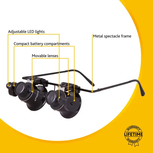 obraz Okulary powiększające Levenhuk Zeno Vizor G2,  12