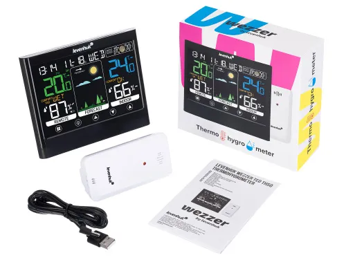 obraz Termohigrometr Levenhuk Wezzer Teo TH50,  2