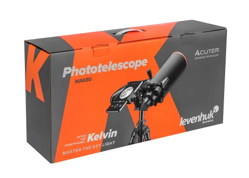 obraz Fototeleskop Levenhuk Kelvin MAK80 AZ,  15