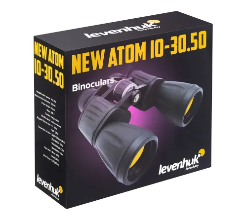 foto Lornetka Levenhuk New Atom 10–30x50,  13