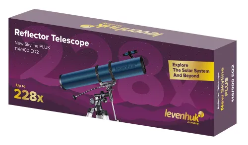 obraz Teleskop Levenhuk New Skyline PLUS 114/900 EQ2,  2