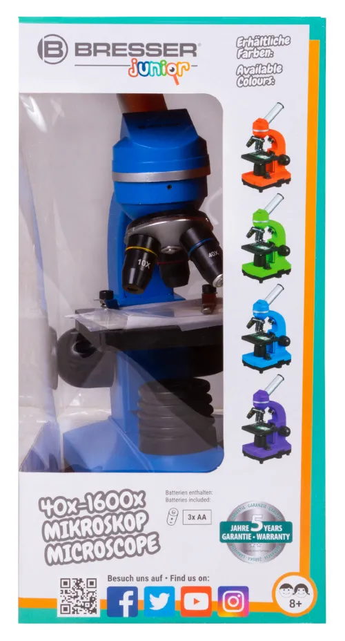 zdjęcie Mikroskop Bresser Junior Biolux SEL 40–1600x,  13