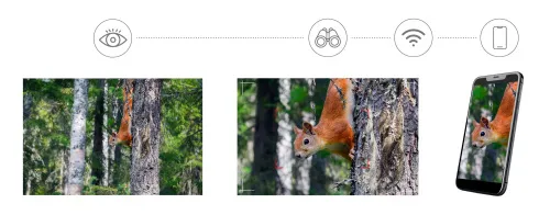 obraz Cyfrowa fotolornetka Levenhuk Kelvin Snap ED 8x42,  8