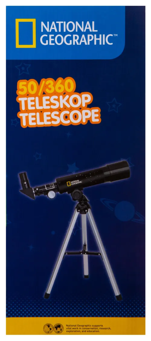 zdjęcie Zestaw Bresser National Geographic: teleskop 50/360 AZ i mikroskop 40x–640x,  24
