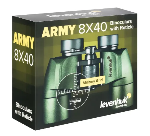 obraz Lornetka Levenhuk Army 8x40 z celownikiem,  14