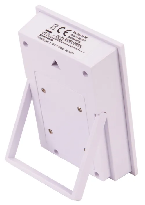 fotografia Zegar ścienny Thermo/Hygro Optus MyTime Bresser MyTime io NX 30 cm, biały,  10