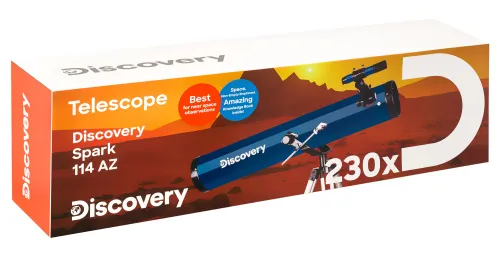 obraz Teleskop Levenhuk Discovery Spark 114 AZ z książką,  15