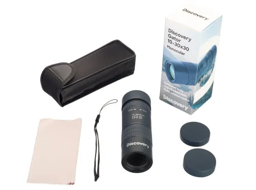 foto Monokular Levenhuk Discovery Gator 10—30x30,  4