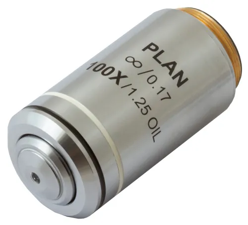 foto Obiektyw planarno-achromatyczny z korekcją do nieskończoności Levenhuk MED 100x,  2