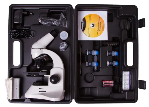 foto Mikroskop cyfrowy Levenhuk Rainbow D50L PLUS 2M, Moonstone\Kamień księżycowy - Produkt powystawowy,  19