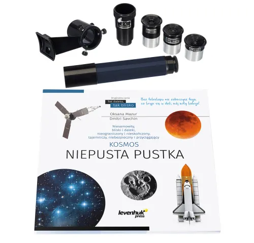obraz Teleskop Levenhuk Discovery Spark 114 AZ z książką,  3