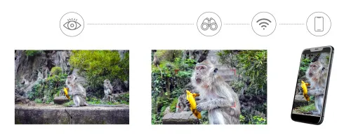 obraz Cyfrowa fotolornetka Levenhuk Kelvin Snap ED 8x42,  9