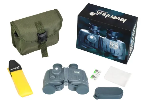 fotografia Lornetka Levenhuk Nelson 8x30 z celownikiem i kompasem,  2