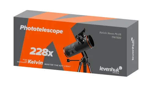 foto Fototeleskop Levenhuk Kelvin Nova PLUS 114/500,  8