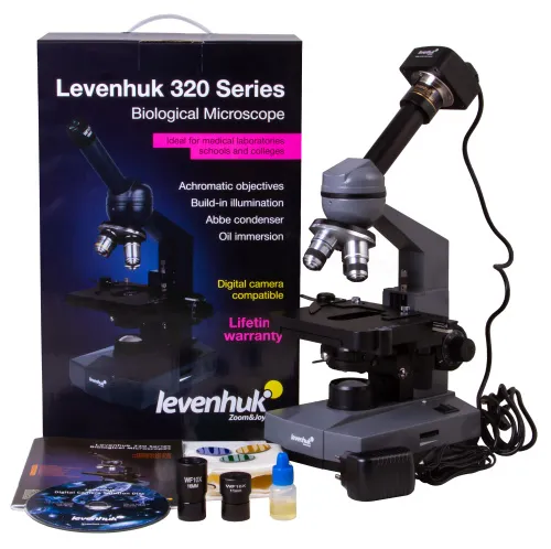zdjęcie Monokularowy mikroskop cyfrowy Levenhuk D320L PLUS 3.1M,  2