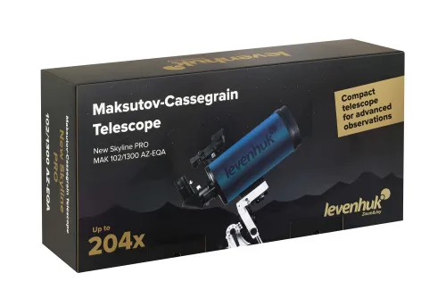 obraz Teleskop Levenhuk New Skyline PRO MAK 102/1300 AZ-EQA,  14