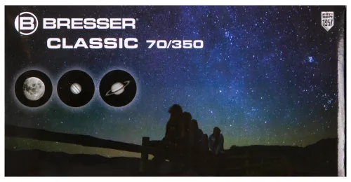 fotografia Teleskop Bresser Classic 70/350 AZ,  14